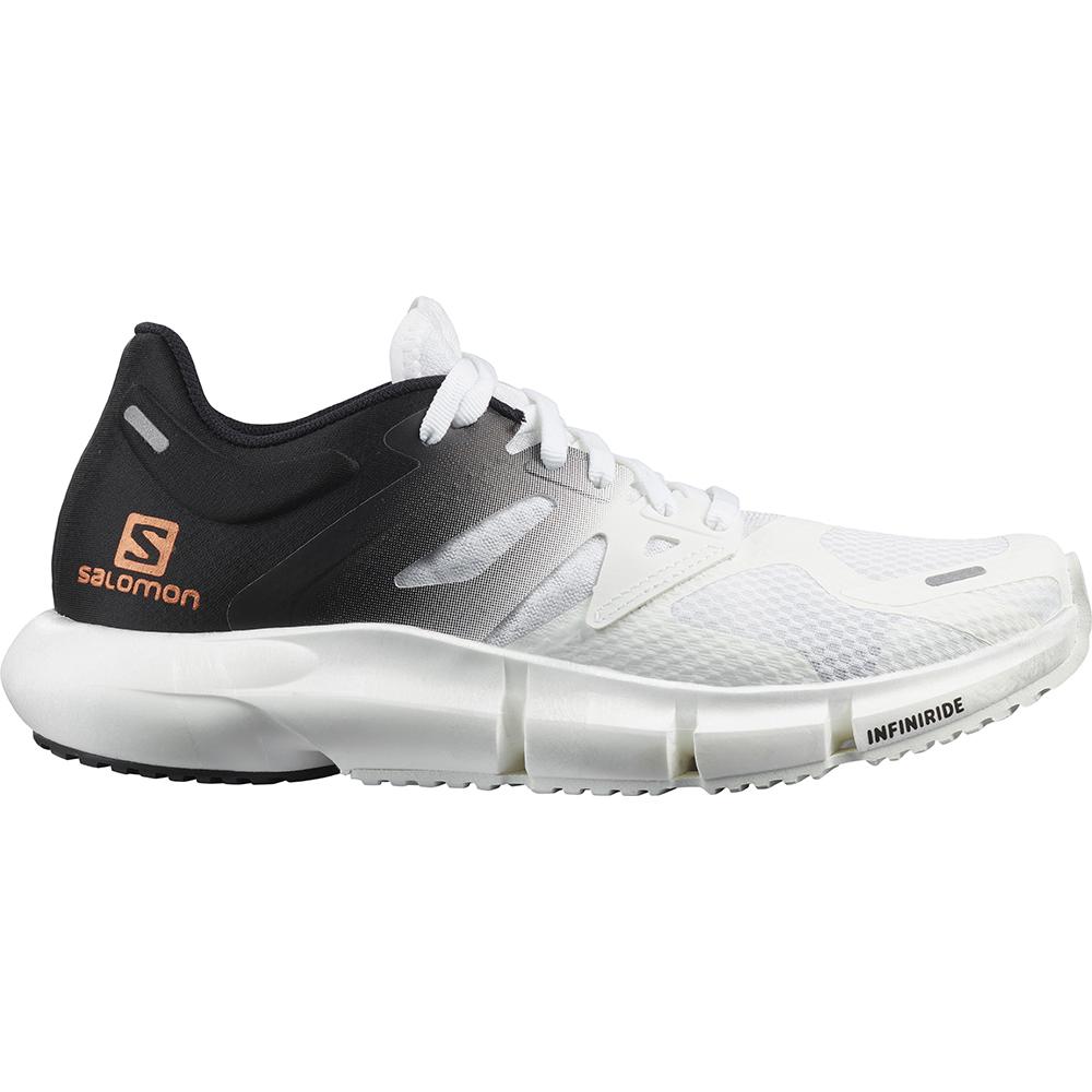 Salomon Singapore Womens Road Running Shoes - PREDICT 2 W White/Black | 52731-FWOB